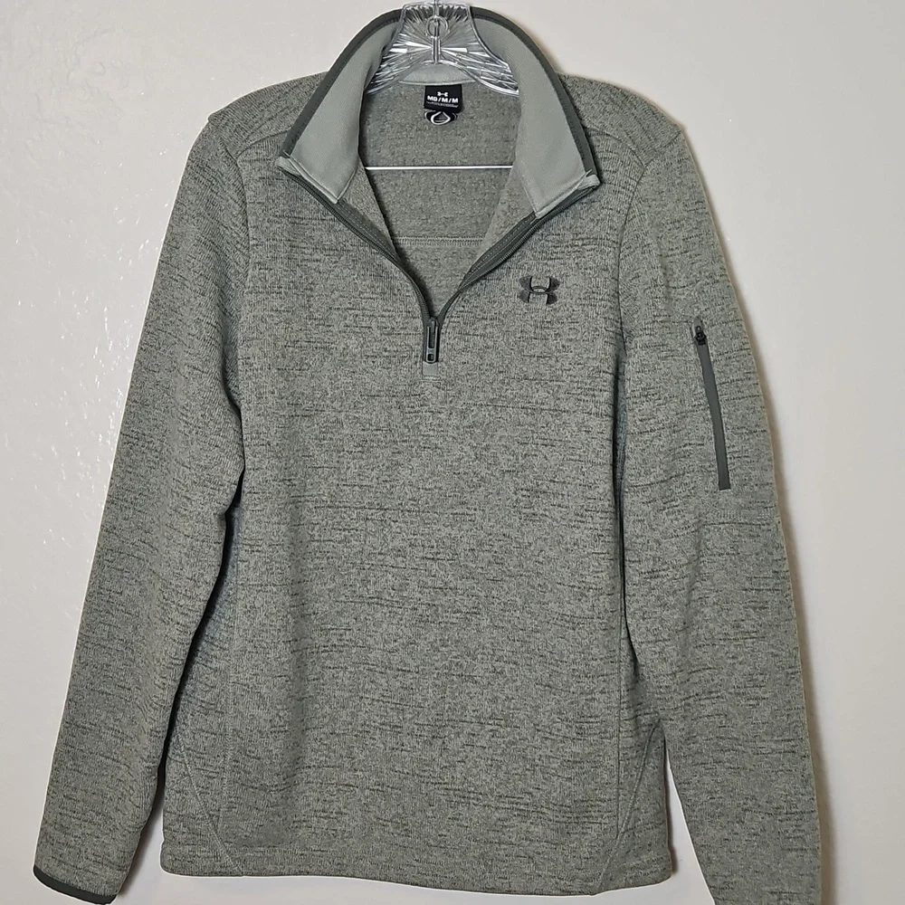 Under Armour Men's Performance Jacket in Heather Olive/ Gray
